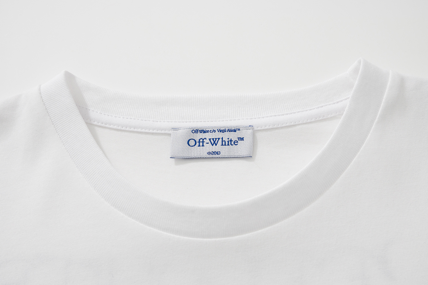 Off-White European Fit White Graphic T-Shirt 6150