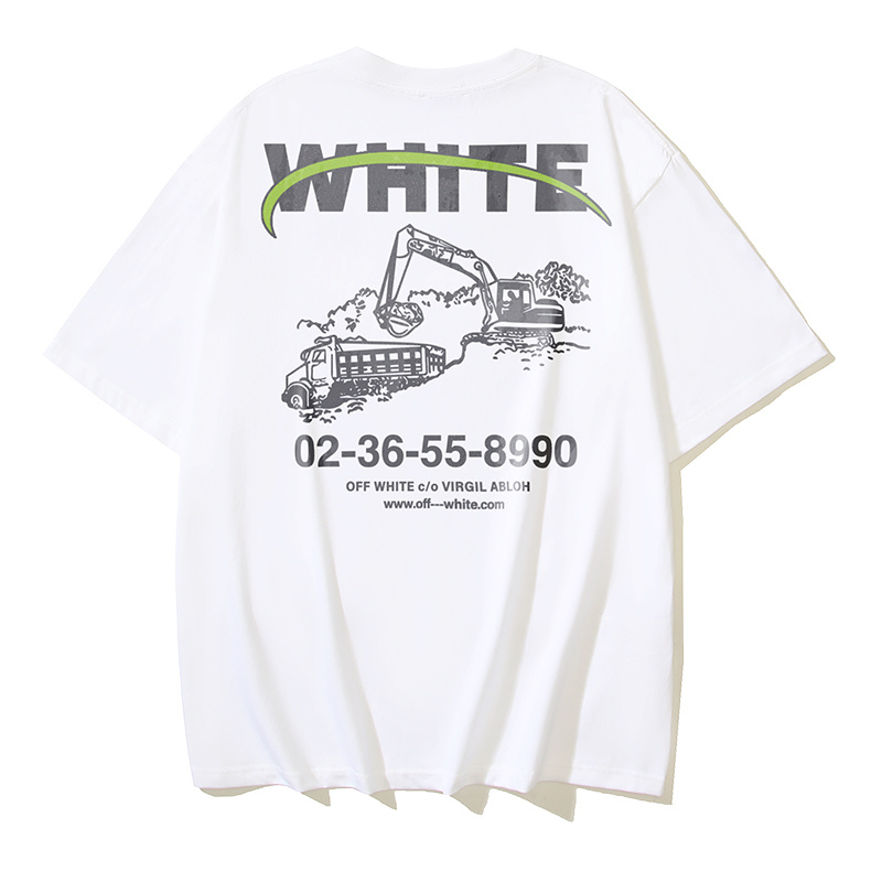 Off-White Excavator Graphic Heavyweight T-Shirt H100 185