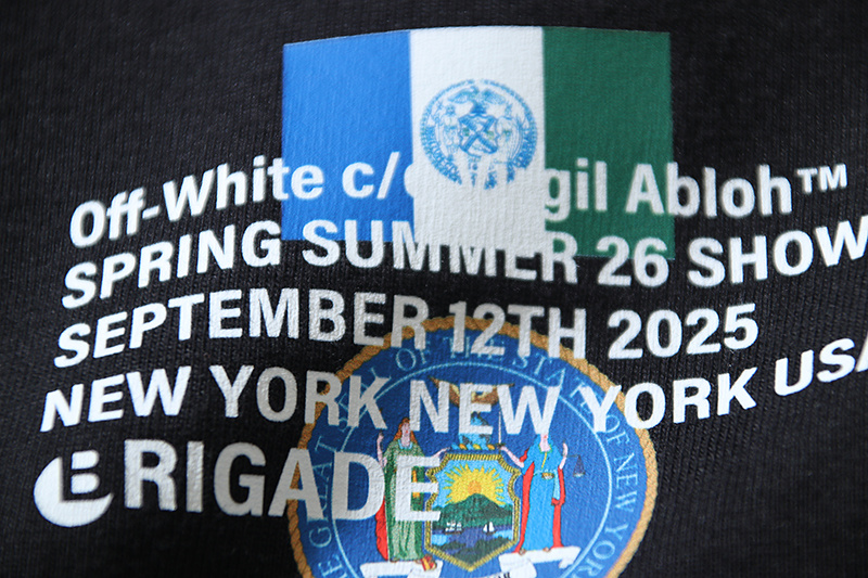 Off-White Flag Eagle Arrow Heavyweight T-Shirt 1359