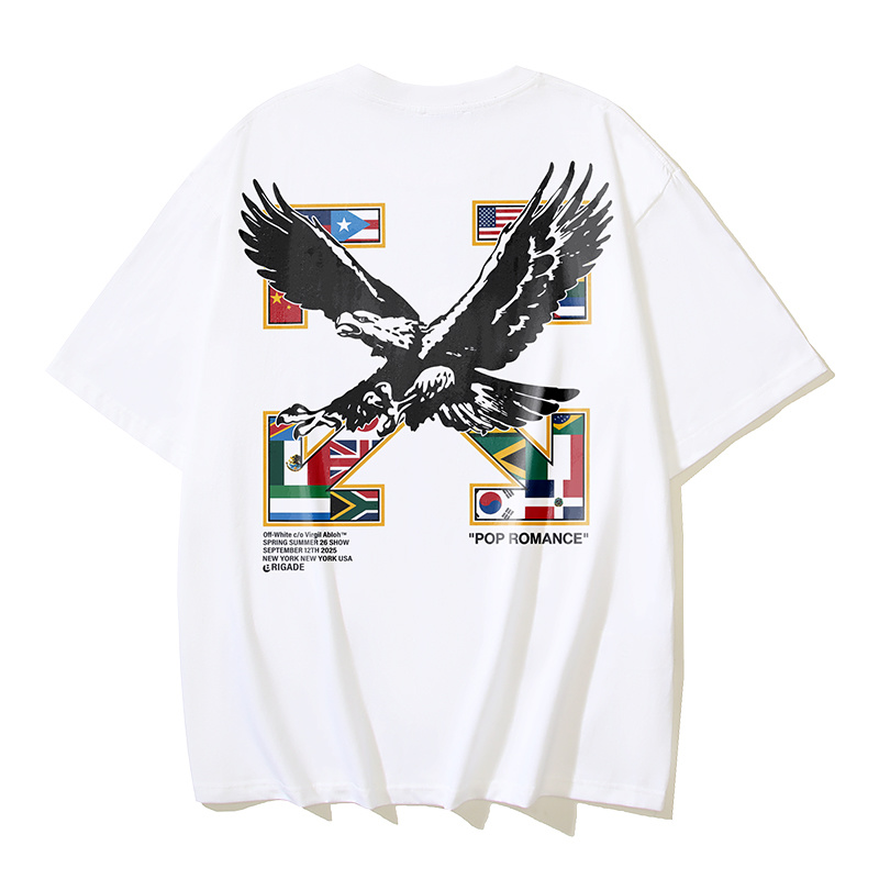 Off-White Flag Eagle Arrow Heavyweight T-Shirt 1359