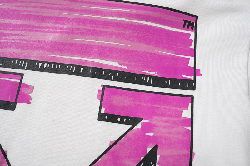 Off-White Fleece Graphic Sweatshirt 8852