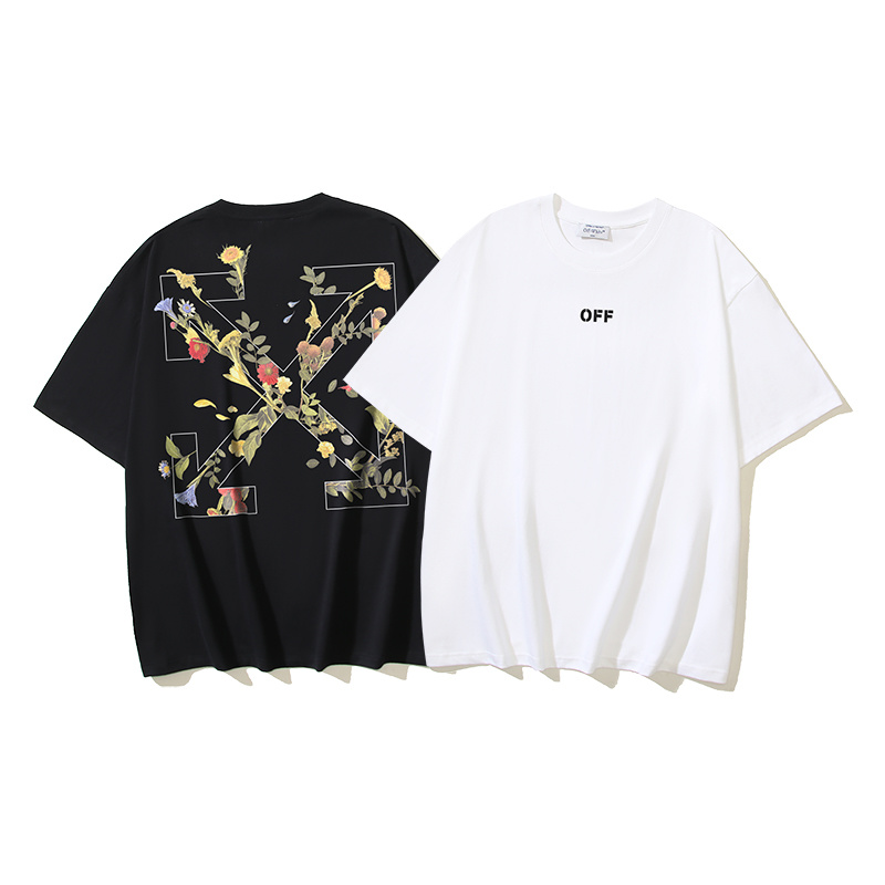 Off-White Floral Arrow Heavyweight T-Shirt H100 1344