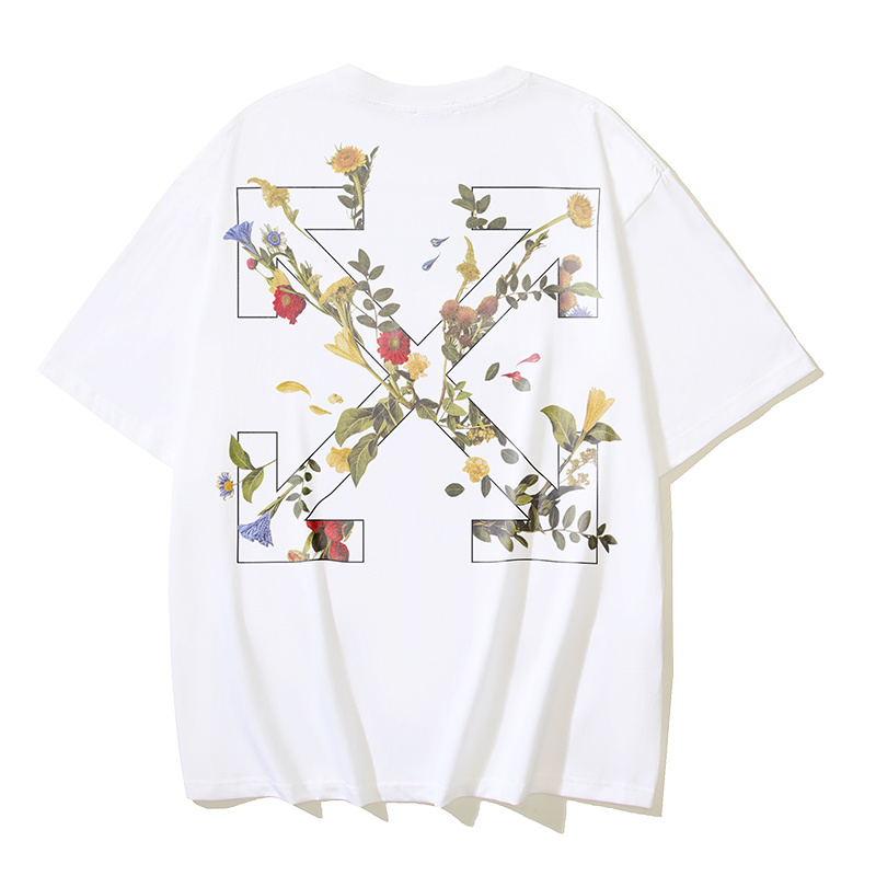 Off-White Floral Arrow Heavyweight T-Shirt H100 1344