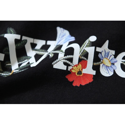 Off-White Floral Logo Heavyweight T-Shirt 1357 02