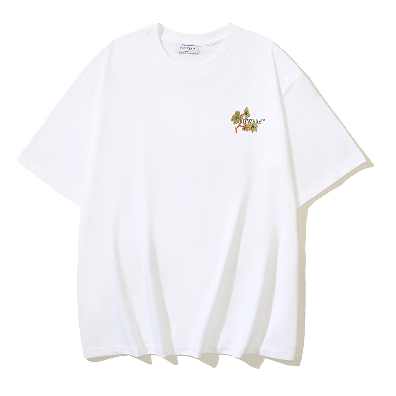 Off-White Floral Plant Arrow Heavyweight T-Shirt H100 1024