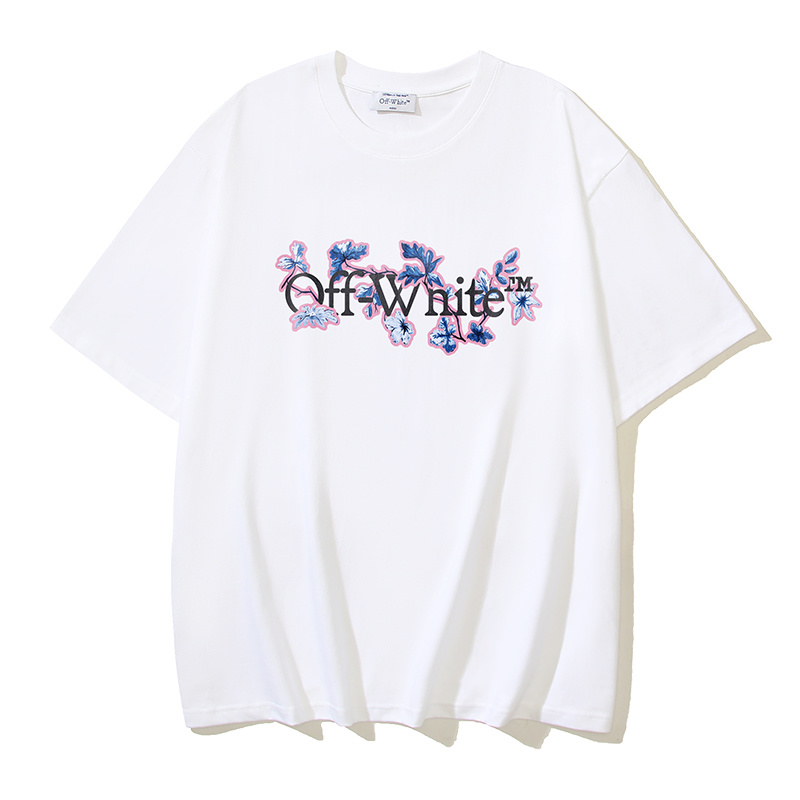 Off-White Flower Letter Logo Heavyweight T-Shirt H100 1098