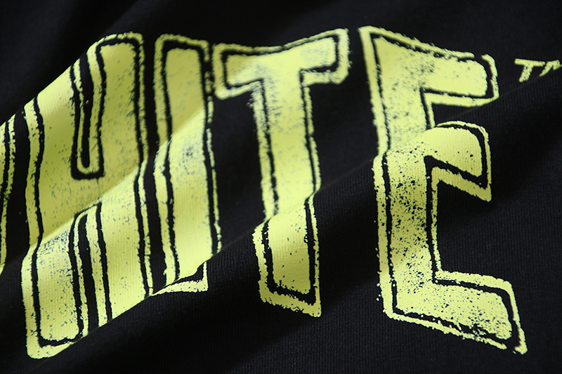 Off-White Fresco Star Over Angel Sports Car Letter Star Heavyweight T-Shirt H110 1154
