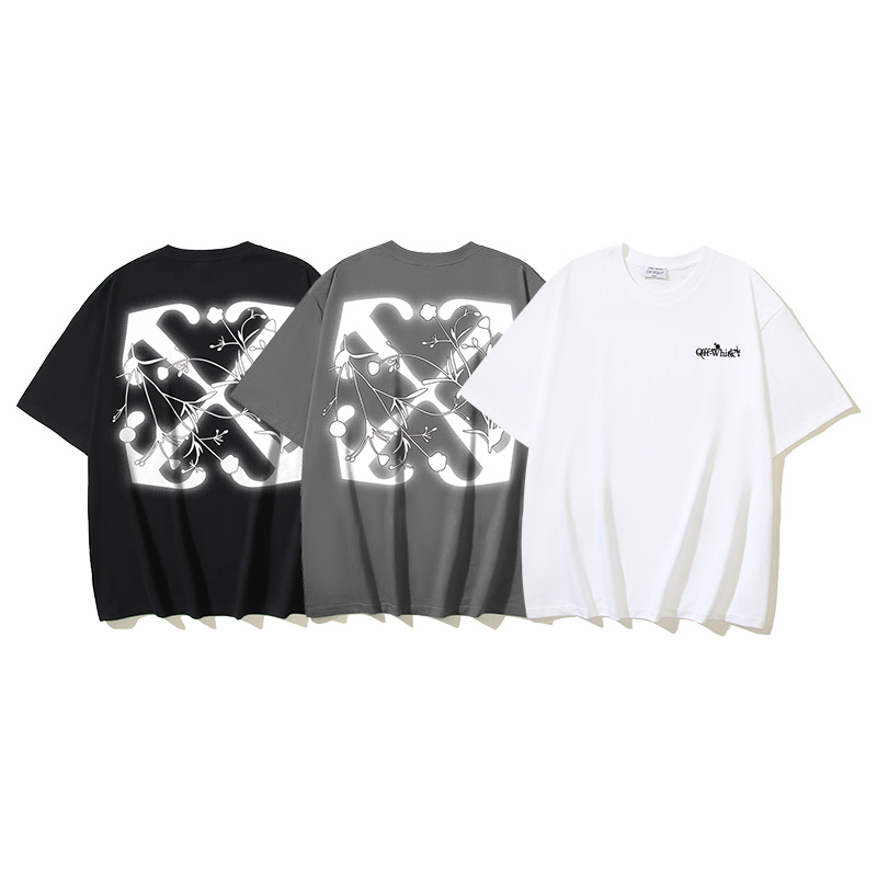 Off-White Glowing Floral Arrow Off Heavyweight T-Shirt H100 1117
