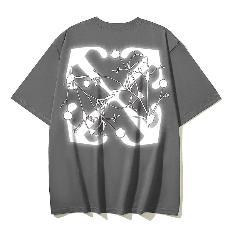 Off-White Glowing Floral Arrow Off Heavyweight T-Shirt H100 1117