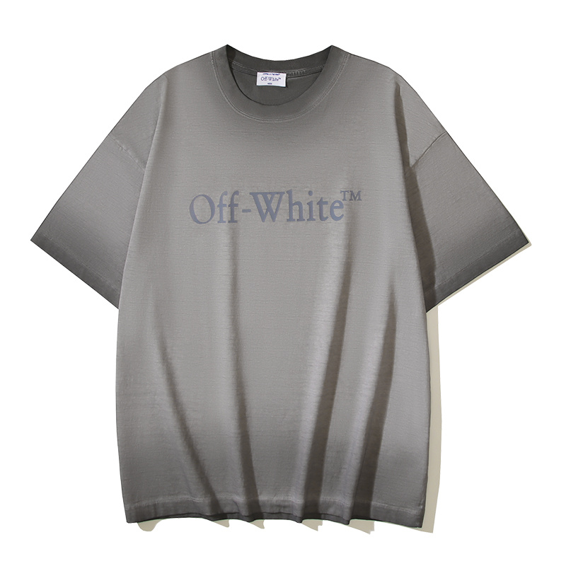 Off-White Gradient Logo Washed Heavyweight T-Shirt H120 1369