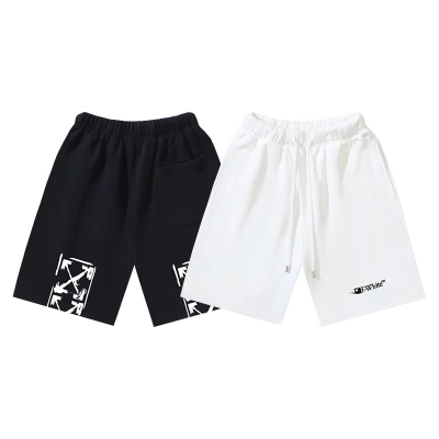 Off-White Graffiti Arrow Heavyweight Shorts 1371 01