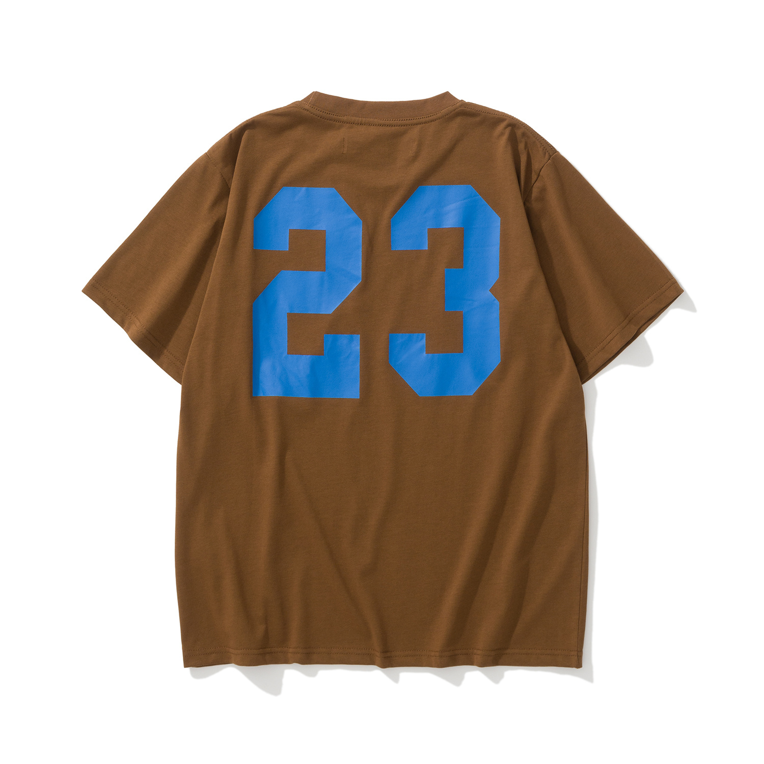 Off-White Grey Brown Graphic T-Shirt 6130