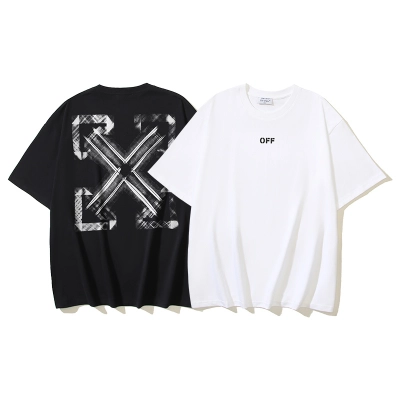 Off-White Grid Arrow Off Heavyweight T-Shirt H100 1123 01