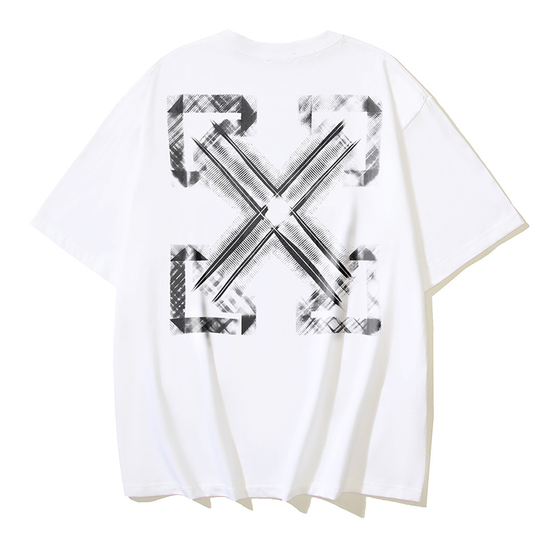 Off-White Grid Arrow Off Heavyweight T-Shirt H100 1123
