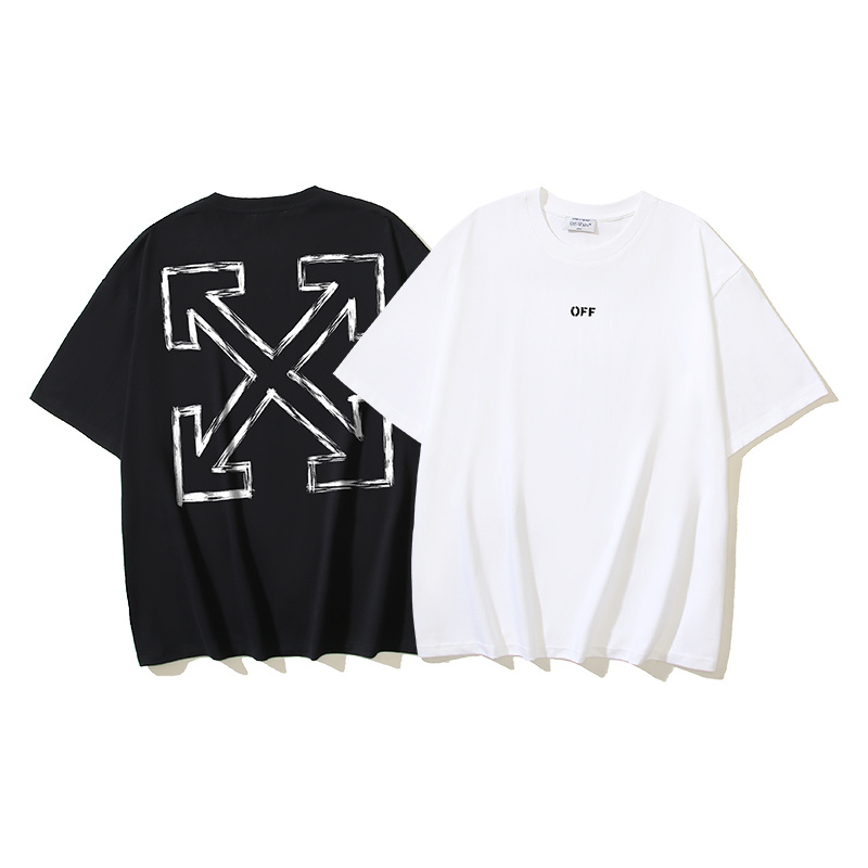 Off-White Hand Drawn Graffiti Arrow Heavyweight T-Shirt H110 1381