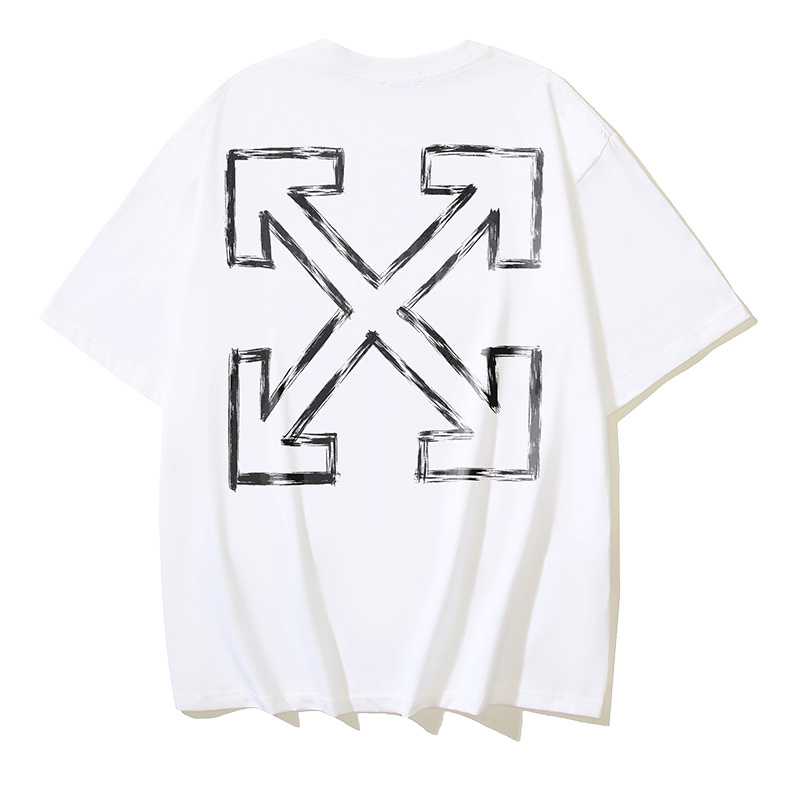 Off-White Hand Drawn Graffiti Arrow Heavyweight T-Shirt H110 1381