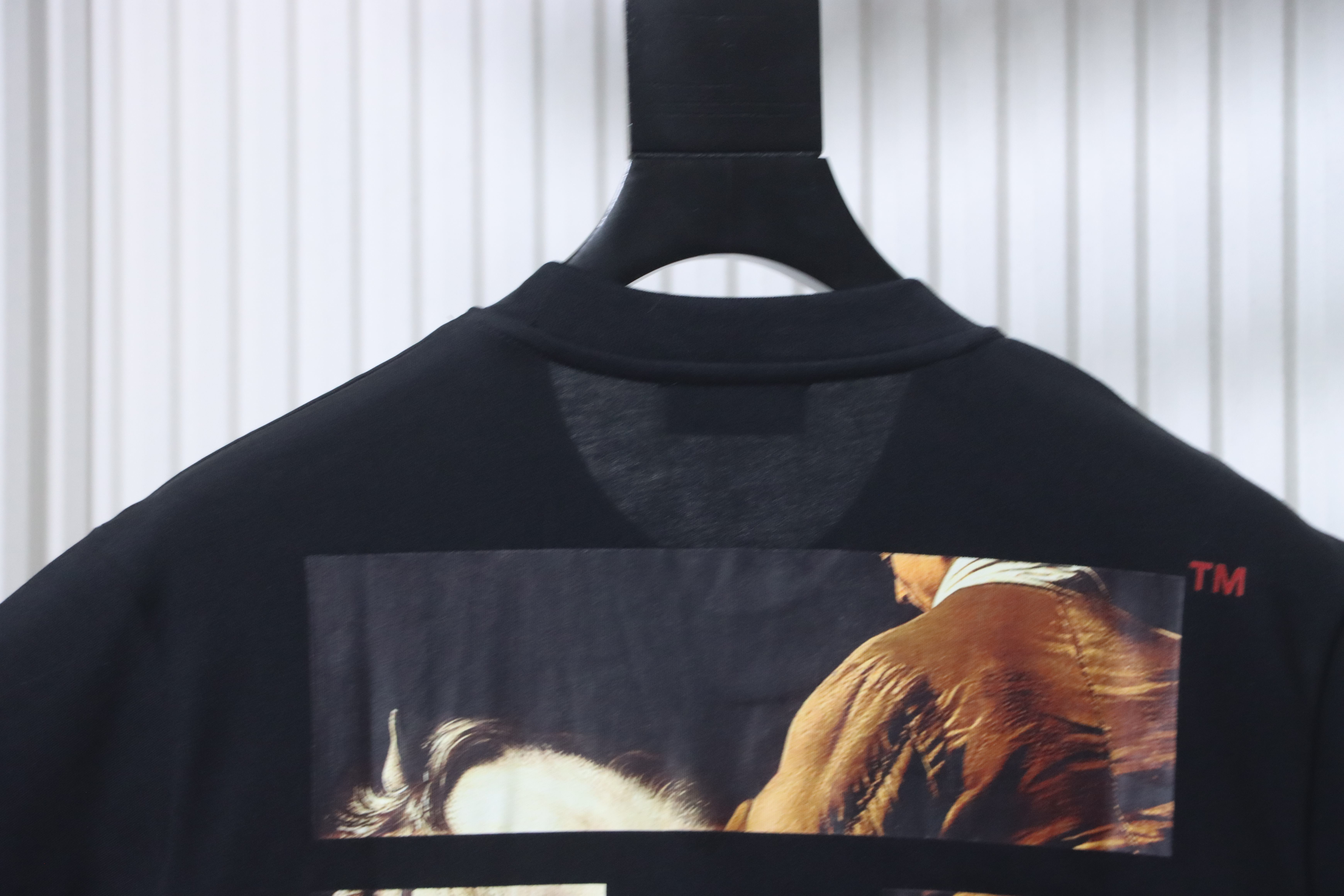 Off-White Horse Portrait Graphic T-Shirt White H150