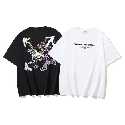 Off-White Ink Splash Arrow Heavyweight T-Shirt 1355 01