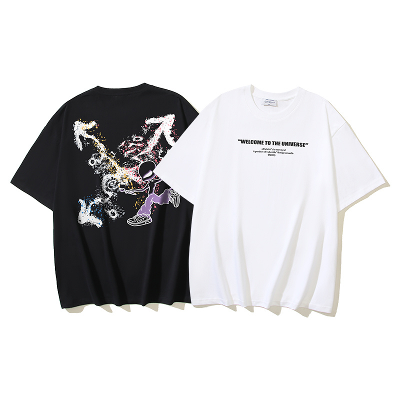 Off-White Ink Splash Arrow Heavyweight T-Shirt H100 1355