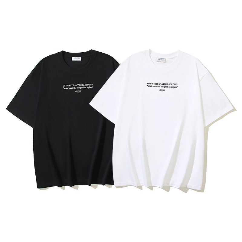 Off-White Letter Graphic Heavyweight T-Shirt 1352