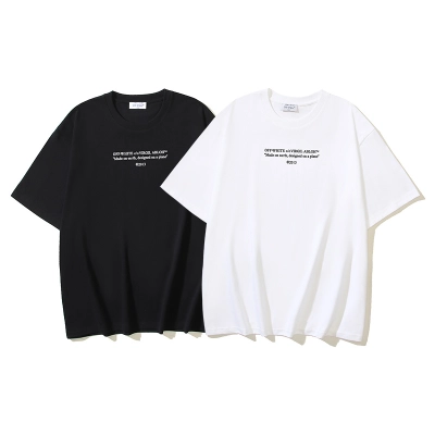 Off-White Letter Graphic Heavyweight T-Shirt 1352 01