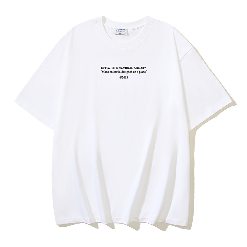 Off-White Letter Graphic Heavyweight T-Shirt 1352
