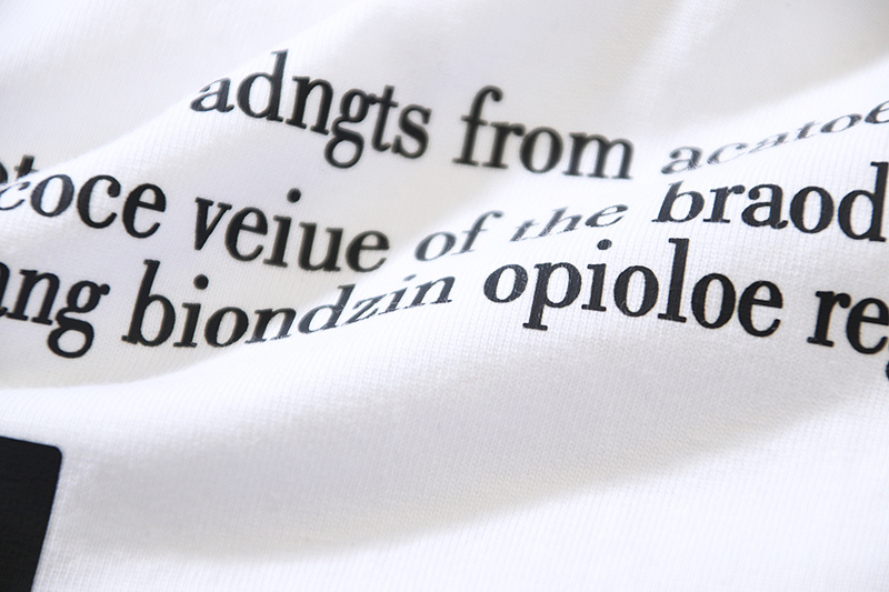 Off-White Letter Graphic Heavyweight T-Shirt H110 1022