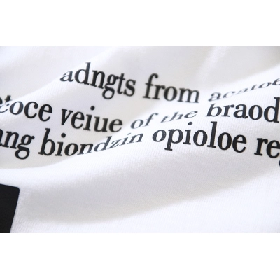 Off-White Letter Graphic Heavyweight T-Shirt H110 1022 02