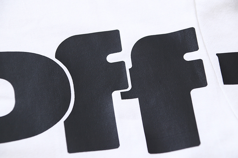 Off-White Letter Graphic Heavyweight T-Shirt H110 1022