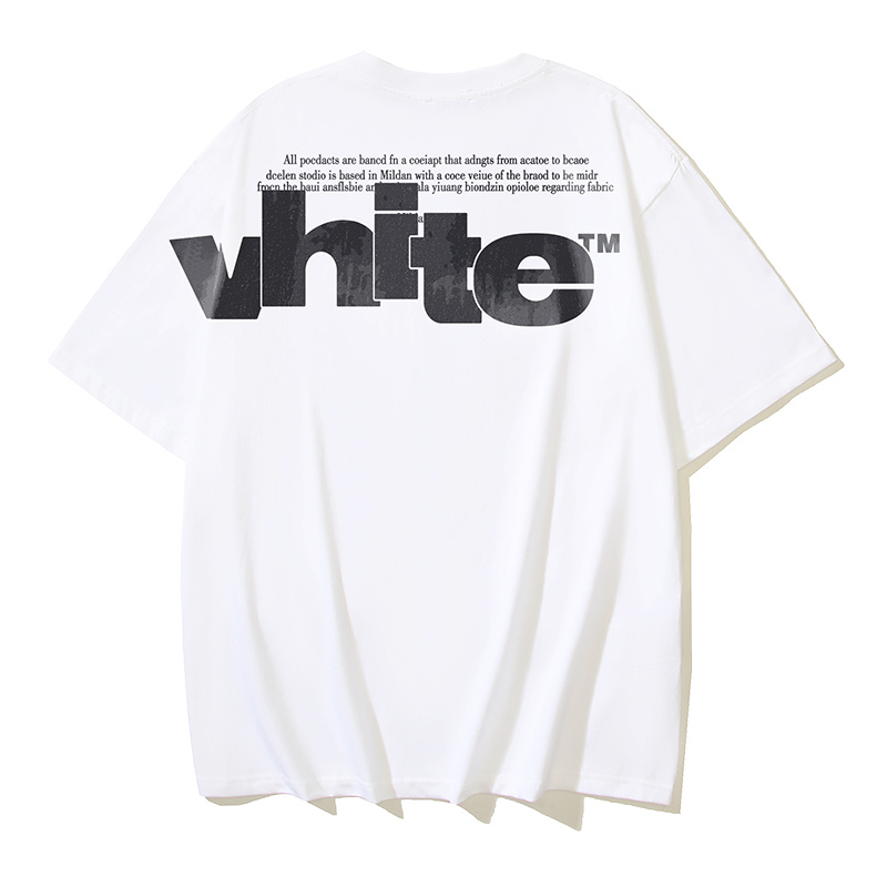 Off-White Letter Graphic Heavyweight T-Shirt H110 1022