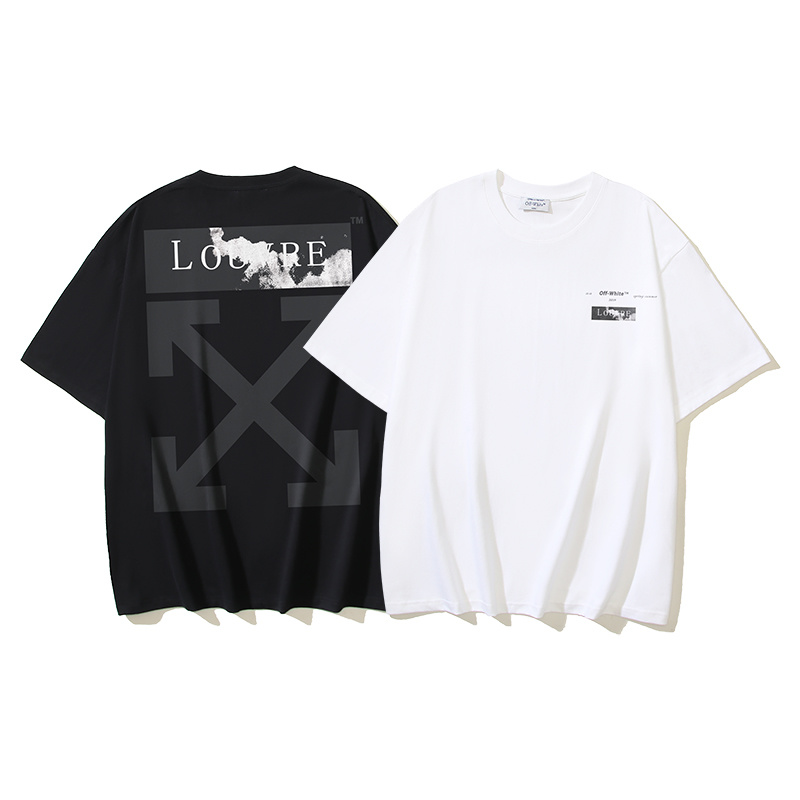 Off-White Louvre Cloud Arrow Heavyweight T-Shirt H100 1181