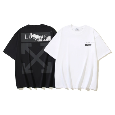 Off-White Louvre Cloud Arrow Heavyweight T-Shirt H100 1181 01