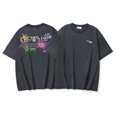 Off-White Mantis Floral Washed Heavyweight T-Shirt H110 1399 01