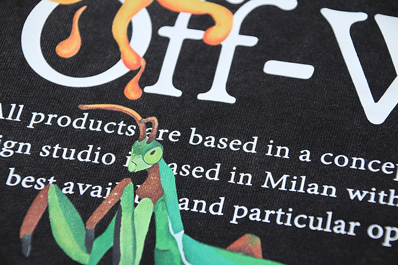 Off-White Mantis Floral Washed Heavyweight T-Shirt H110 1399