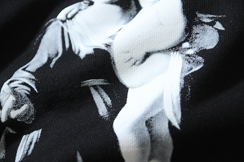 Off-White Mary Jesus Angel Religious Heavyweight Shorts 1177