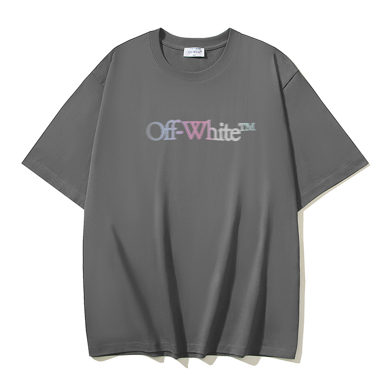 Off-White Matthew Phantom Logo Cracked Angel Heavyweight T-Shirt H110 1147