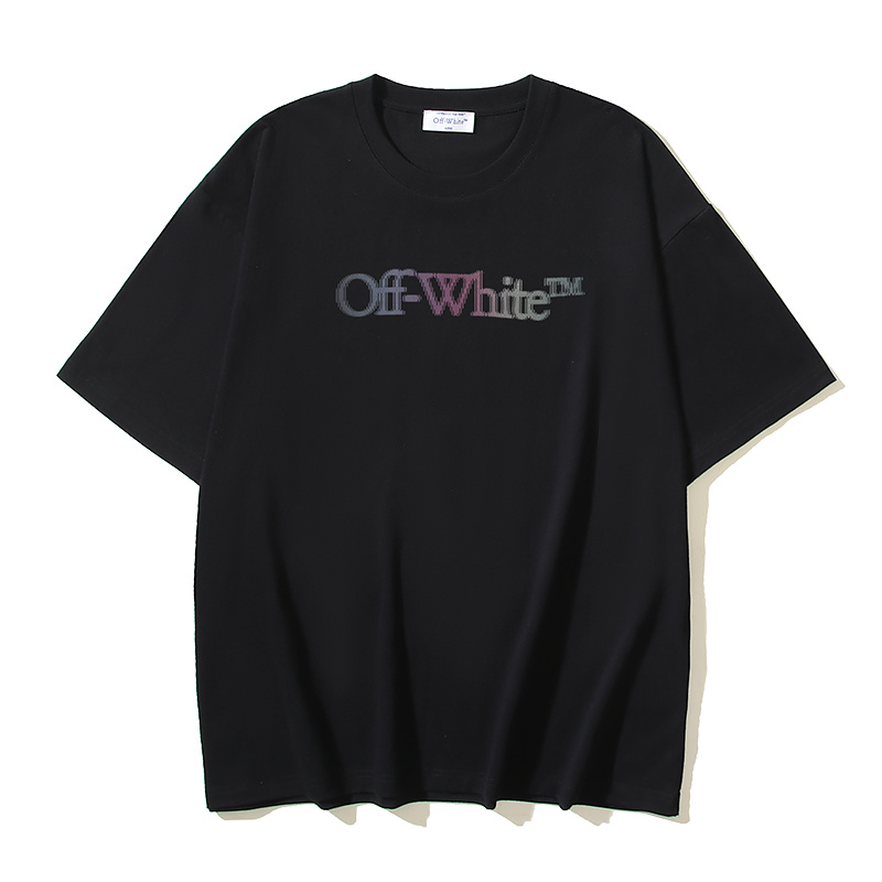 Off-White Matthew Phantom Logo Cracked Angel Heavyweight T-Shirt H110 1147