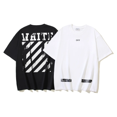 Off-White Melting Zebra Stripe Heavyweight T-Shirt H100 1204 01