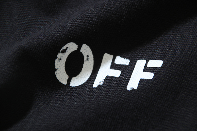 Off-White Melting Zebra Stripe Heavyweight T-Shirt H100 1204