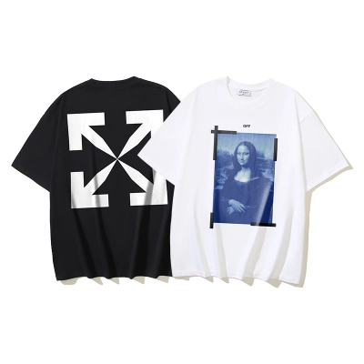 Off-White Mona Lisa Arrow Heavyweight T-Shirt Black H110 1382 01