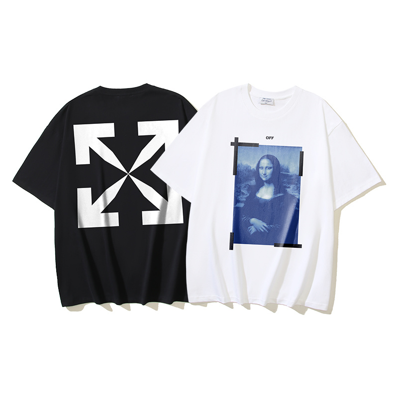 Off-White Mona Lisa Arrow Heavyweight T-Shirt White H110 1382
