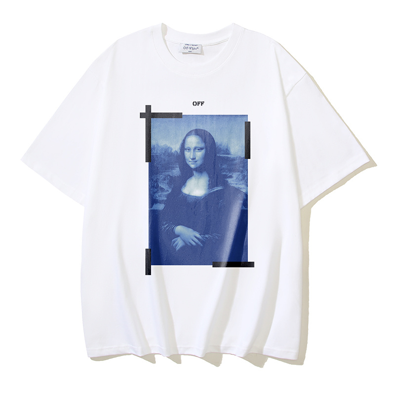 Off-White Mona Lisa Arrow Heavyweight T-Shirt White H110 1382