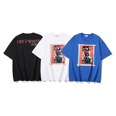 Off-White Motorcycle Girl Heavyweight T-Shirt H110 1122 01
