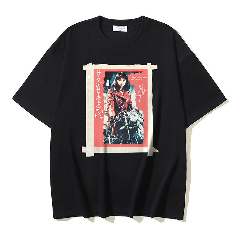 Off-White Motorcycle Girl Heavyweight T-Shirt H110 1122