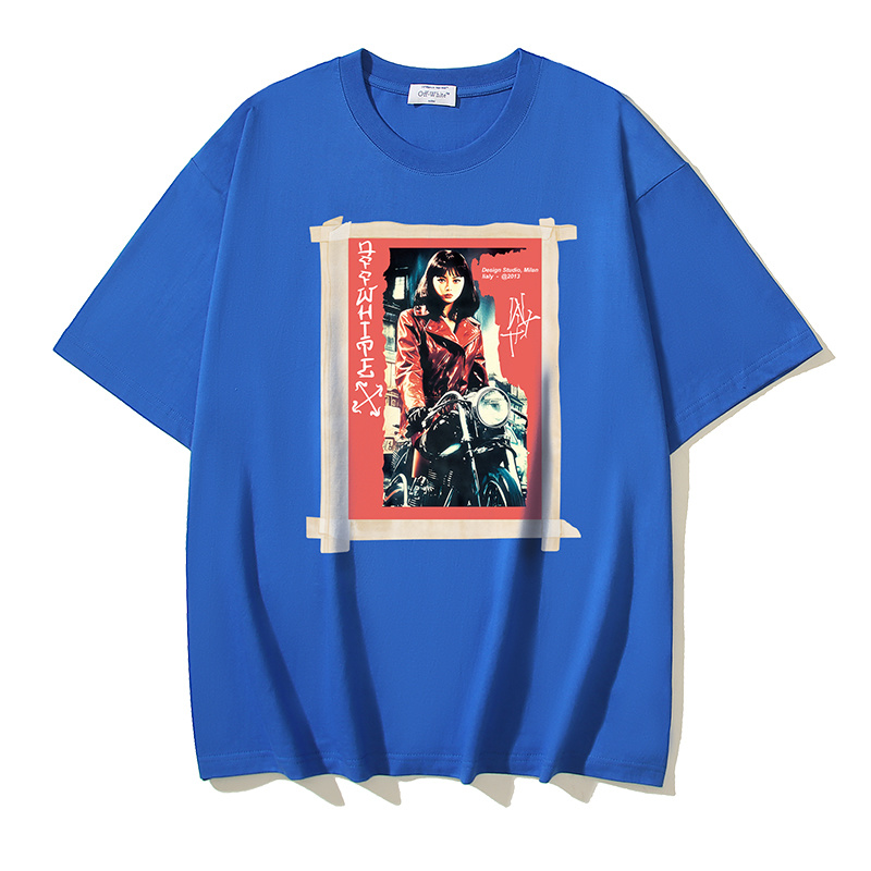 Off-White Motorcycle Girl Heavyweight T-Shirt H110 1122