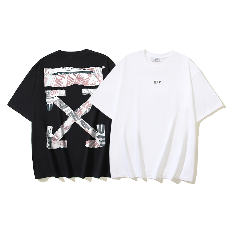 Off-White Newspaper Arrow Heavyweight T-Shirt H100 1324
