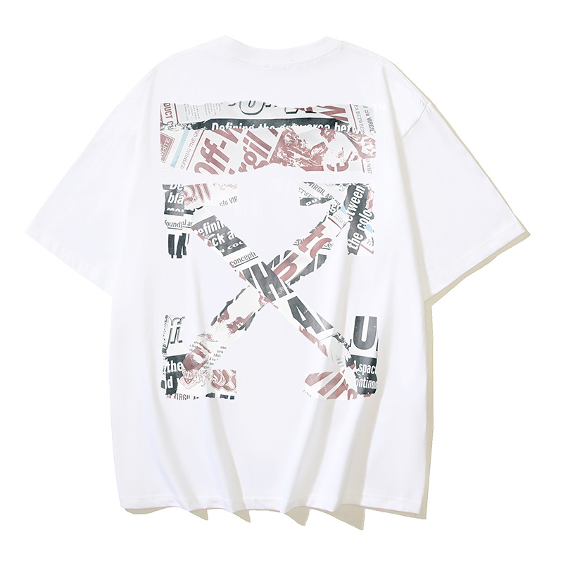 Off-White Newspaper Arrow Heavyweight T-Shirt H100 1324