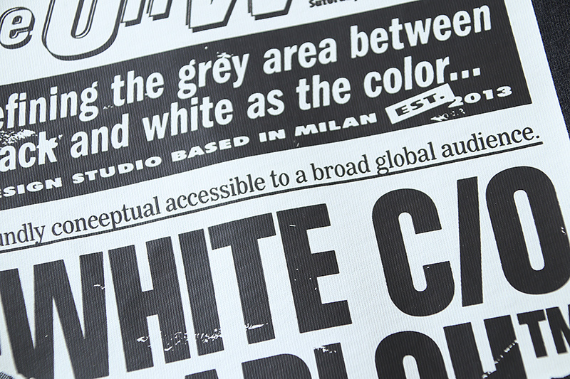 Off-White Newspaper Arrow Washed Heavyweight T-Shirt 1370