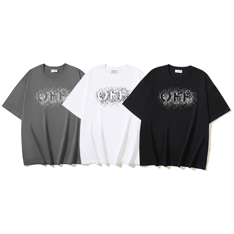 Off-White Off Ink Splash Heavyweight T-Shirt H100 1003