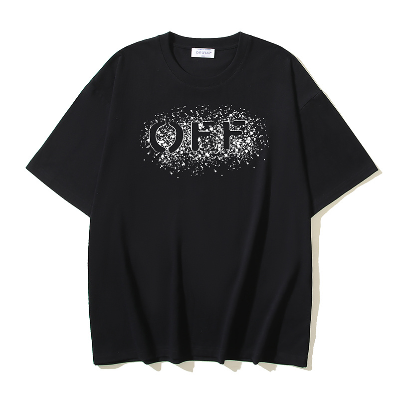 Off-White Off Ink Splash Heavyweight T-Shirt H100 1003